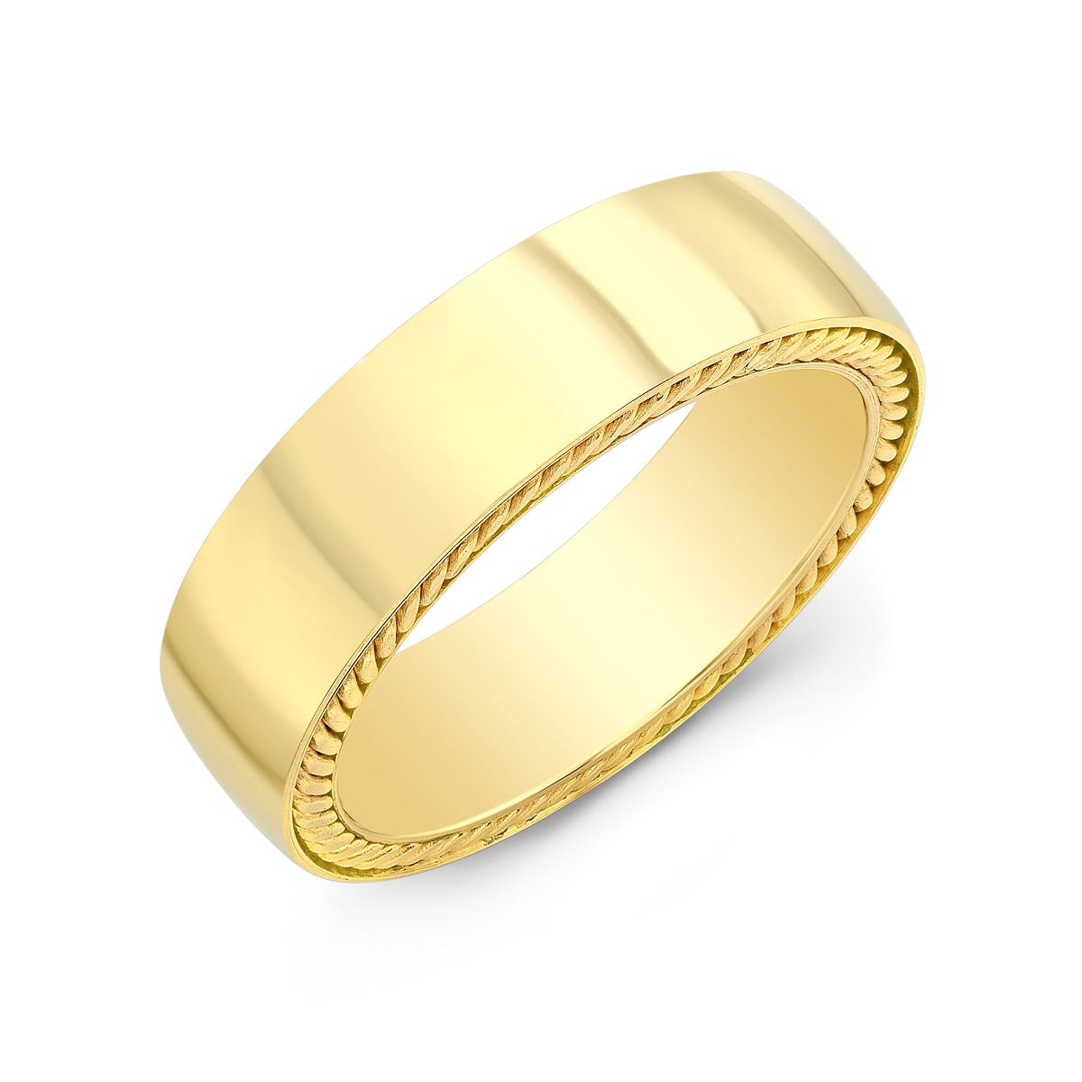 Customizable Fractal Sacred Geometry Band Ring | Brevard Ring Design - John  Brevard